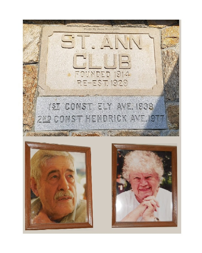 In 1977 my Dad (Nick Mastrolillo) & I saved the St Ann Cornerstone (top one) from being destroyed during the demolition of the old club located on Ely Avenue. My Mom (Sarah) & Dad (Nick) were long time members of the St Ann Club.
